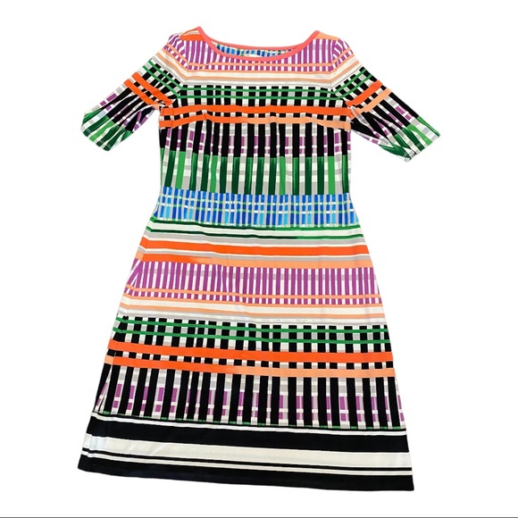 Eliza J Colorful Geometric Print DRESS Women’s 4 - Picture 3 of 8